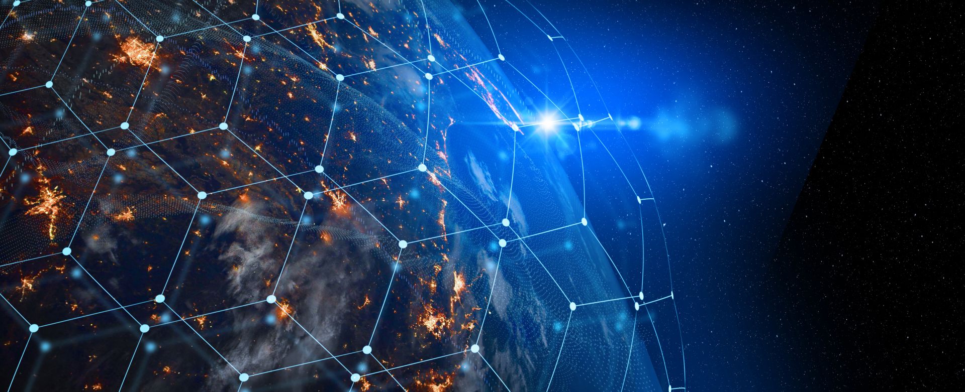 communication technology for internet business global world network and telecommunication on earth cryptocurrency and blockchain and iot elements of this image furnished by nasa scaled