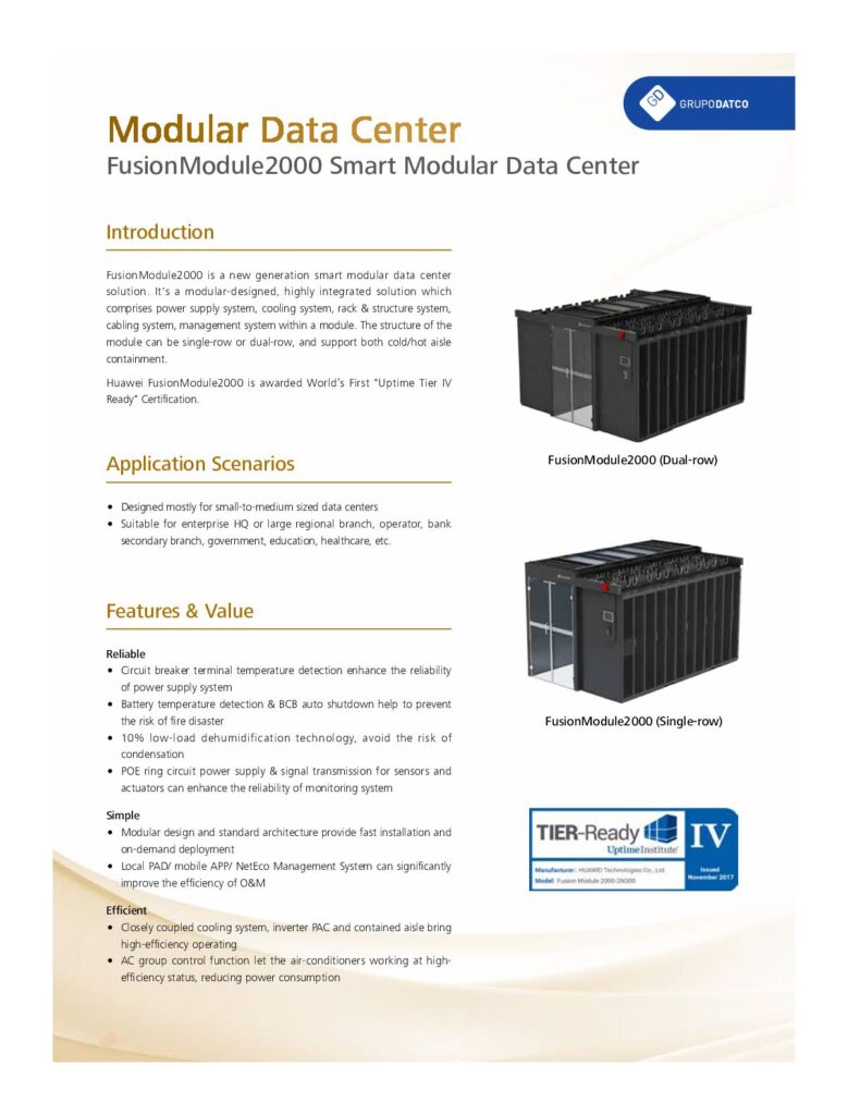 datasheet data center huawei fusionmodule2000 pdf large 1
