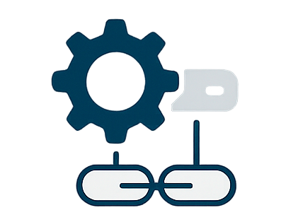 Ícono de automatización de procesos de impresión
