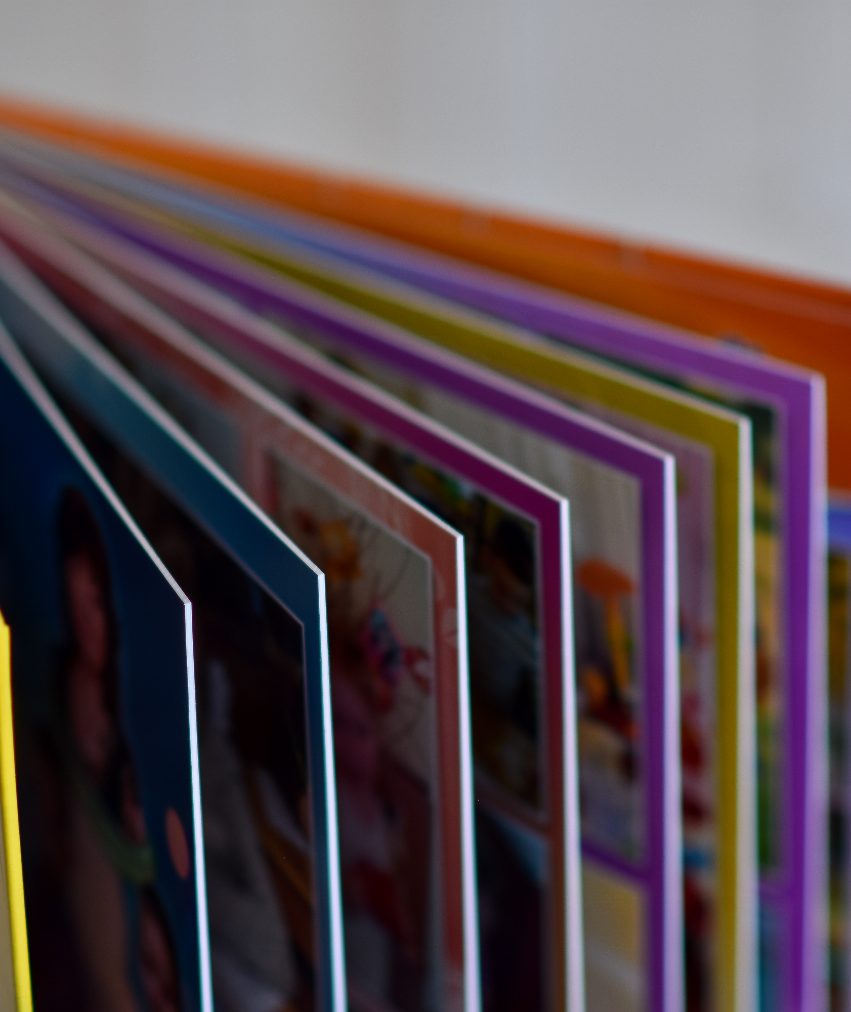 Ejemplos impresos con Iridesse